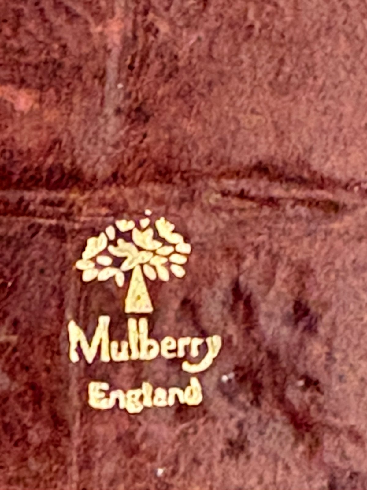 Mulberry lederen junior losbladige agenda, Diversen, Verzenden, Zo goed als nieuw