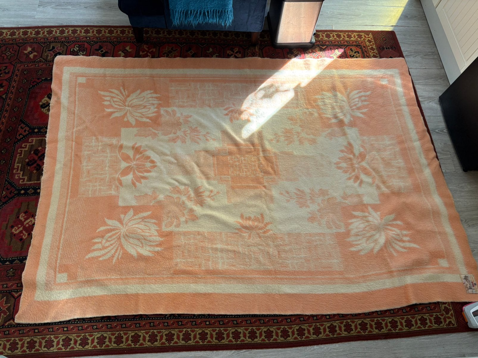 Wollen deken 160x230, Wol, 160 cm, Ophalen of Verzenden, Meerkleurig