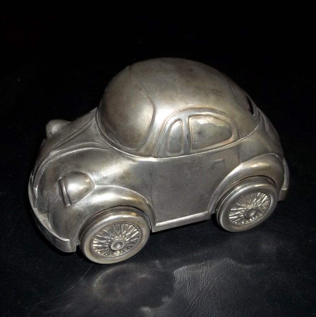 metalen spaarpot VW Kever look-a-like, Ophalen of Verzenden, Metaal of Blik, Vervoermiddel