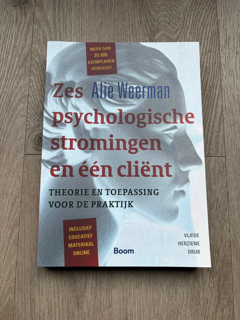 Hbo Verpleegk. Zes psychologische stromingen en één cliënt, Boeken, Studieboeken en Cursussen, Ophalen of Verzenden, Beta, Zo goed als nieuw