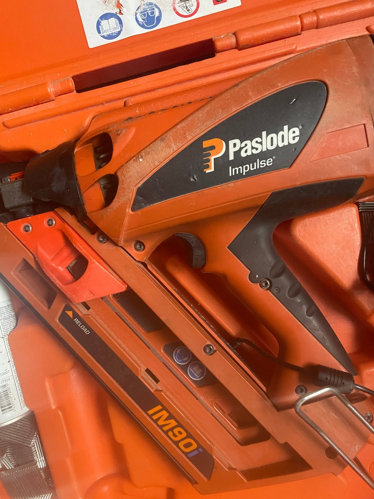 Paslode IM 90i  Gas Tackernailer, Ophalen of Verzenden, Zo goed als nieuw
