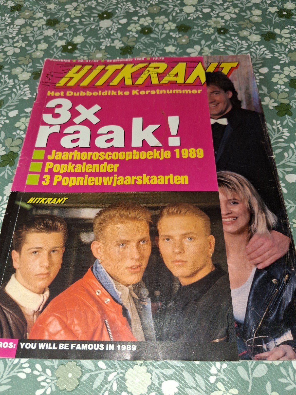Hitkrant  - 24 December 1988 (kalender posters Madonna...), Ophalen of Verzenden, Muziek, Film of Tv