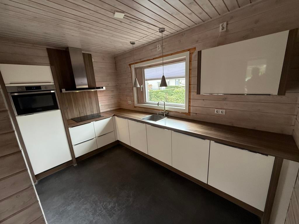 Complete Nette Hoekkeuken Incl. TOP apparatuur GEDEMONTEERD, Overige materialen, Wit, Hoekkeuken, Ophalen of Verzenden