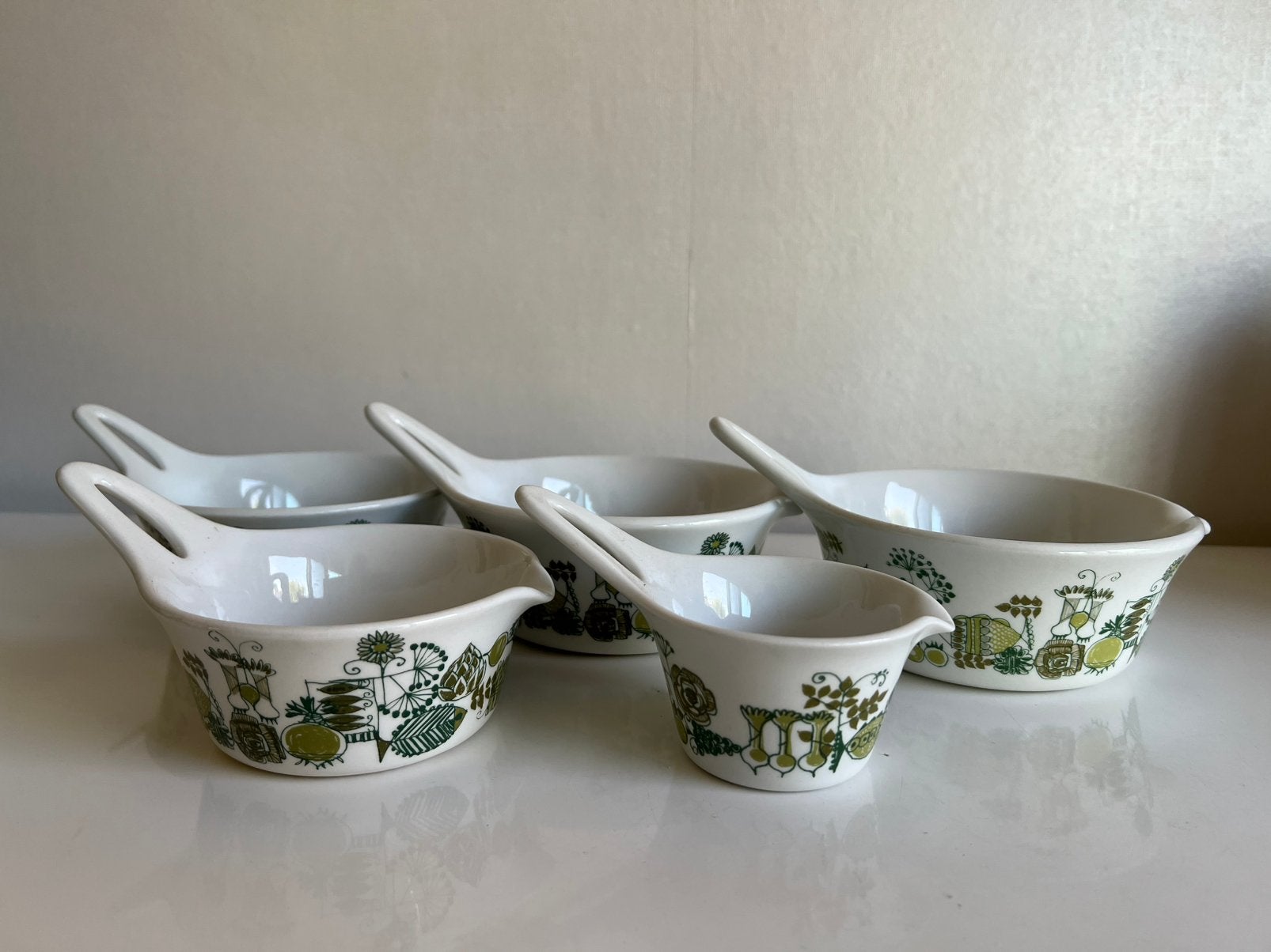 5 Vintage Noors Figgjo Turi Design Sauskommen, Antiek en Kunst, Ophalen of Verzenden