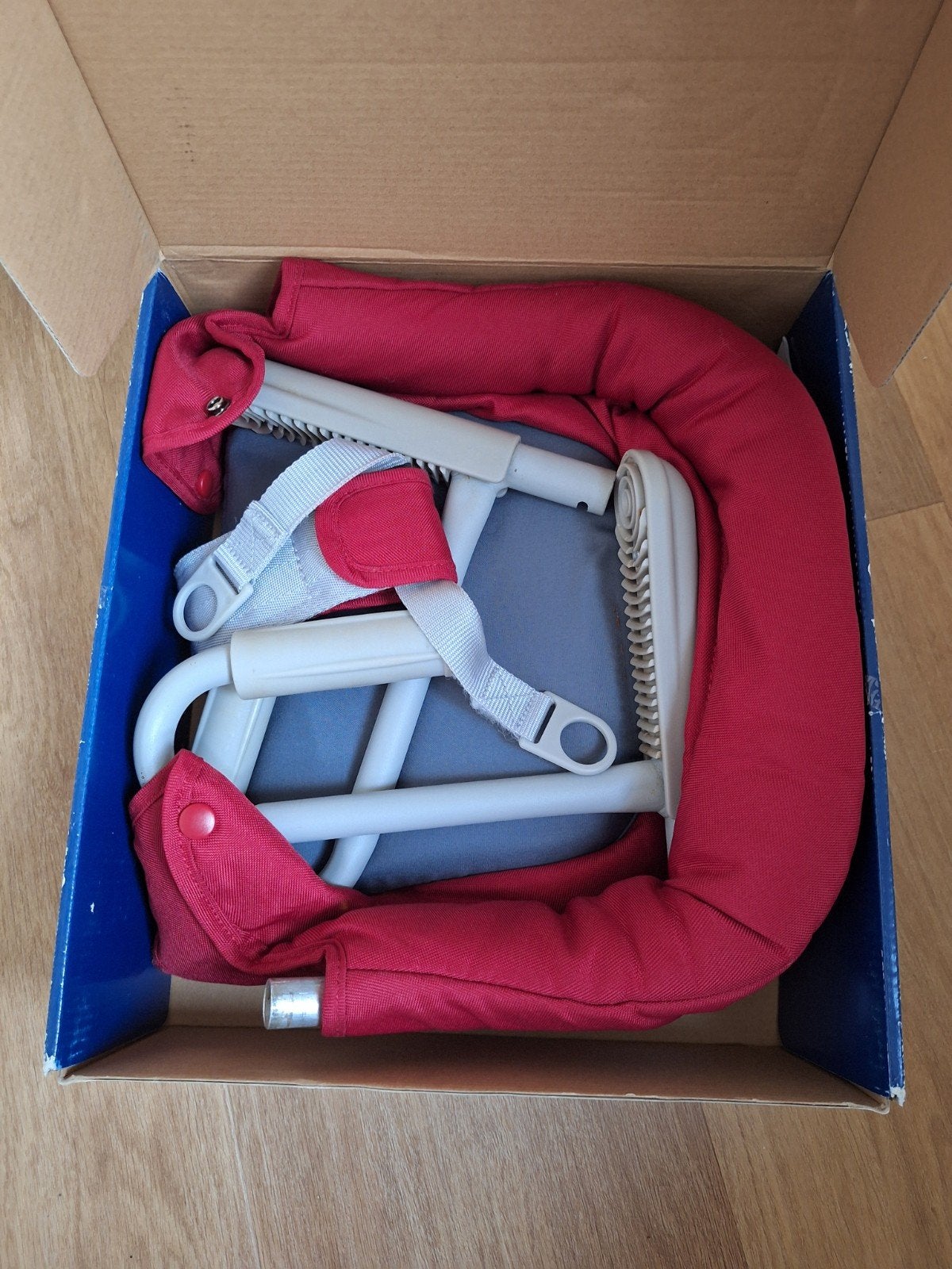Inglesina Fast Table Chair - Rood (Als nieuw), Ophalen of Verzenden, Zo goed als nieuw, Hangstoel, Aanschuifbaar