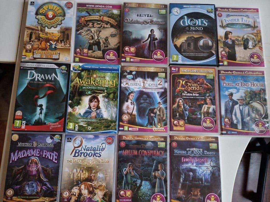 75 zoek spellen pc, Spelcomputers en Games, Games | Pc, Puzzel en Educatief, Gebruikt, 1 speler, Ophalen of Verzenden