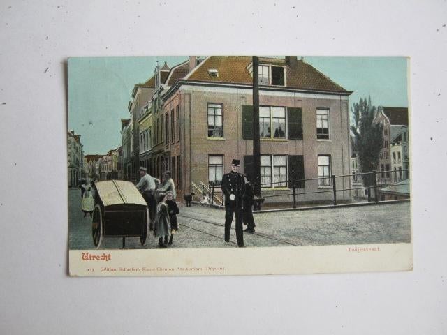 Ansichtkaarten Nederland, TC 4-126 Utrecht, Twijnstraat 1911, Verzenden, Voor 1920, Gelopen, Utrecht
