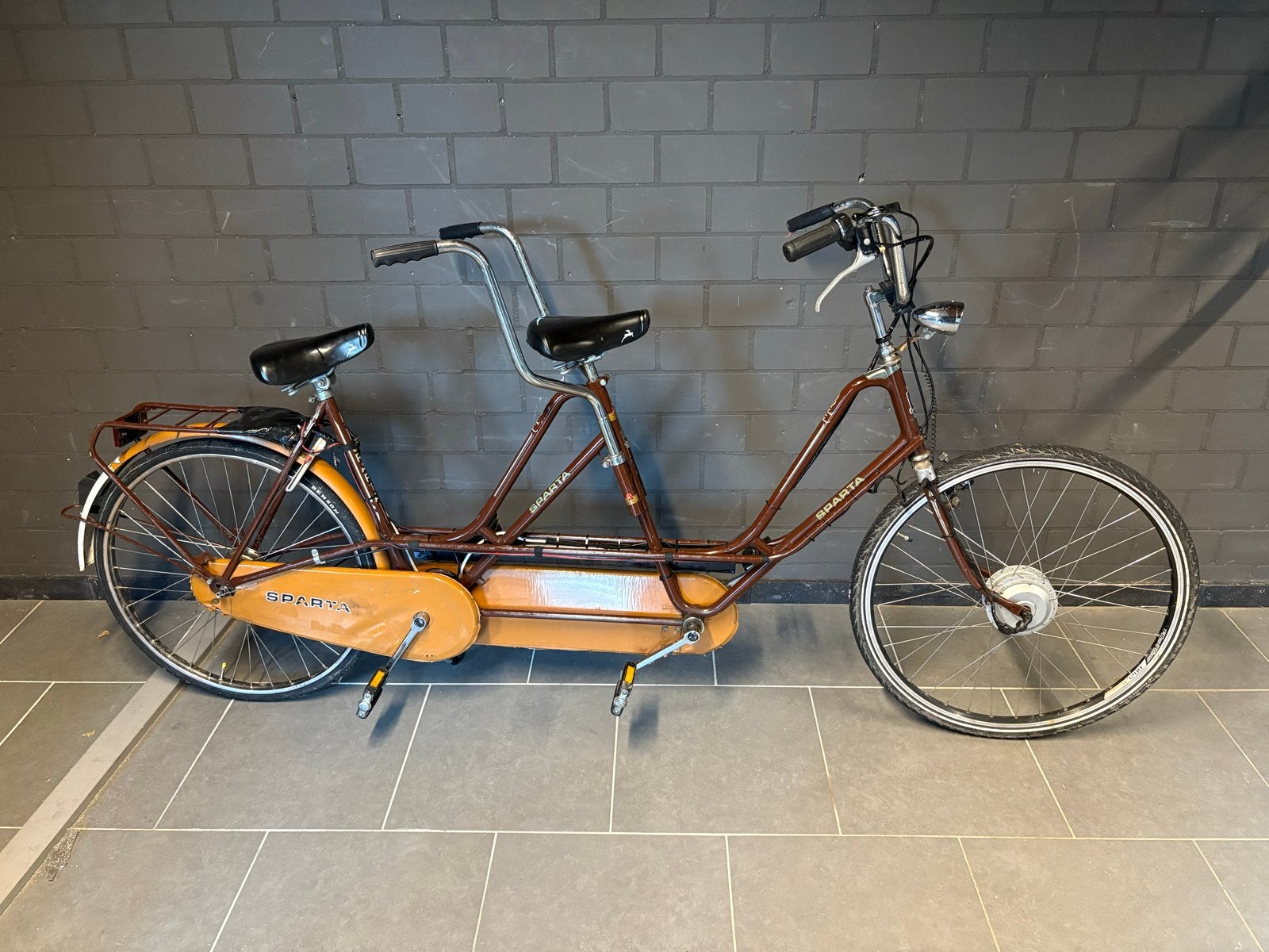 Sparta elektrische tandem., Fietsen en Brommers, Fietsen | Tandems, Ophalen, Zo goed als nieuw, 53 tot 57 cm, Minder dan 10 versnellingen