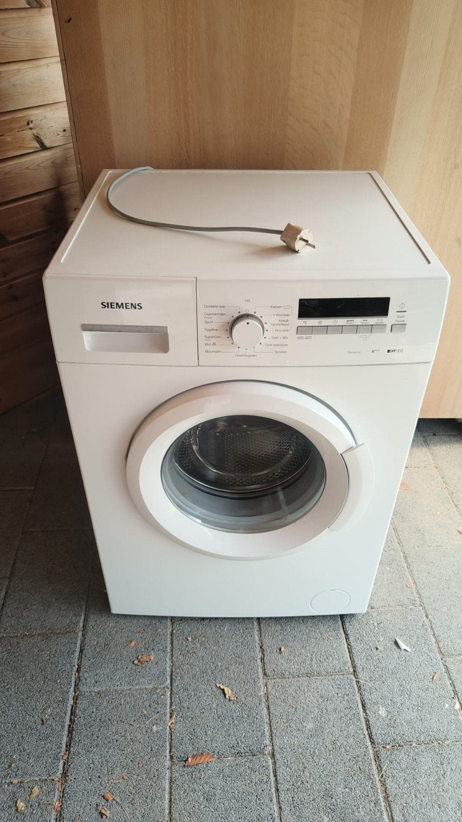 Siemens iQ100 Wasmachine – A+++ – Goed Werkend – €125, Witgoed en Apparatuur, Ophalen of Verzenden, Voorlader, 85 tot 90 cm, Minder dan 1200 toeren