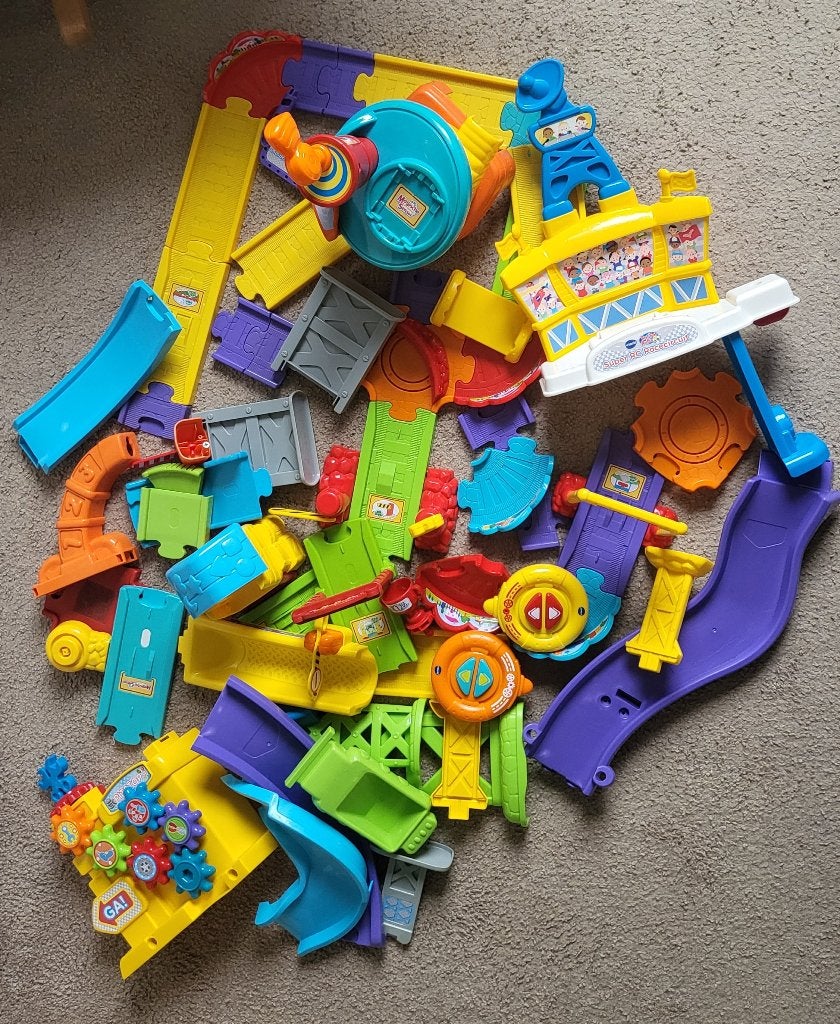 VTech Toet Toet Auto's Wegdelen, Ophalen, Gebruikt, 2 tot 4 jaar