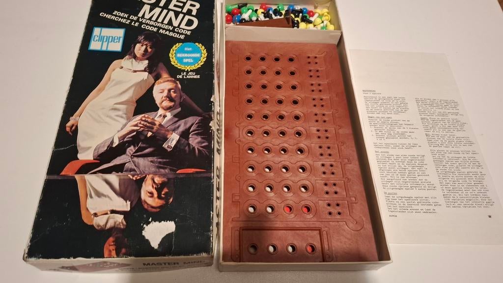 Mastermind bordspel van Clipper - Zoek de code, Hobby en Vrije tijd, Denksport en Puzzels, Ophalen of Verzenden, Minder dan 500 stukjes