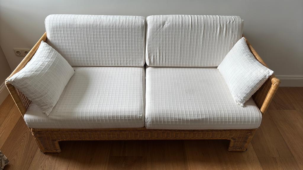 Kinder slaapkamer bankje, Minder dan 75 cm, Tweepersoons, Riet of Rotan, Ophalen of Verzenden