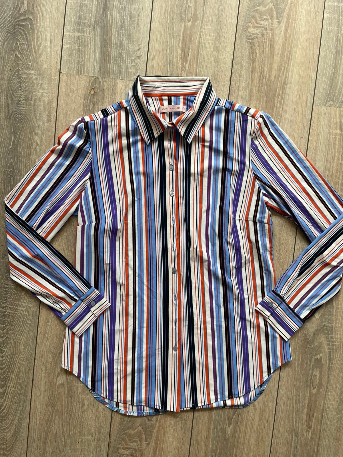 Studio Anneloes Poppy blouse kleuren stripe light travel XL, Ophalen of Verzenden, Zo goed als nieuw, Maat 46/48 (XL) of groter