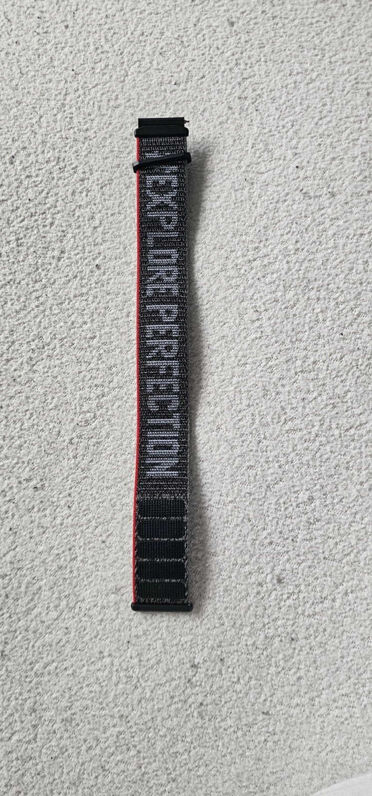 Coros Nylon watchband, horloge band 20mm apex, Ophalen of Verzenden, Nieuw, Zwart
