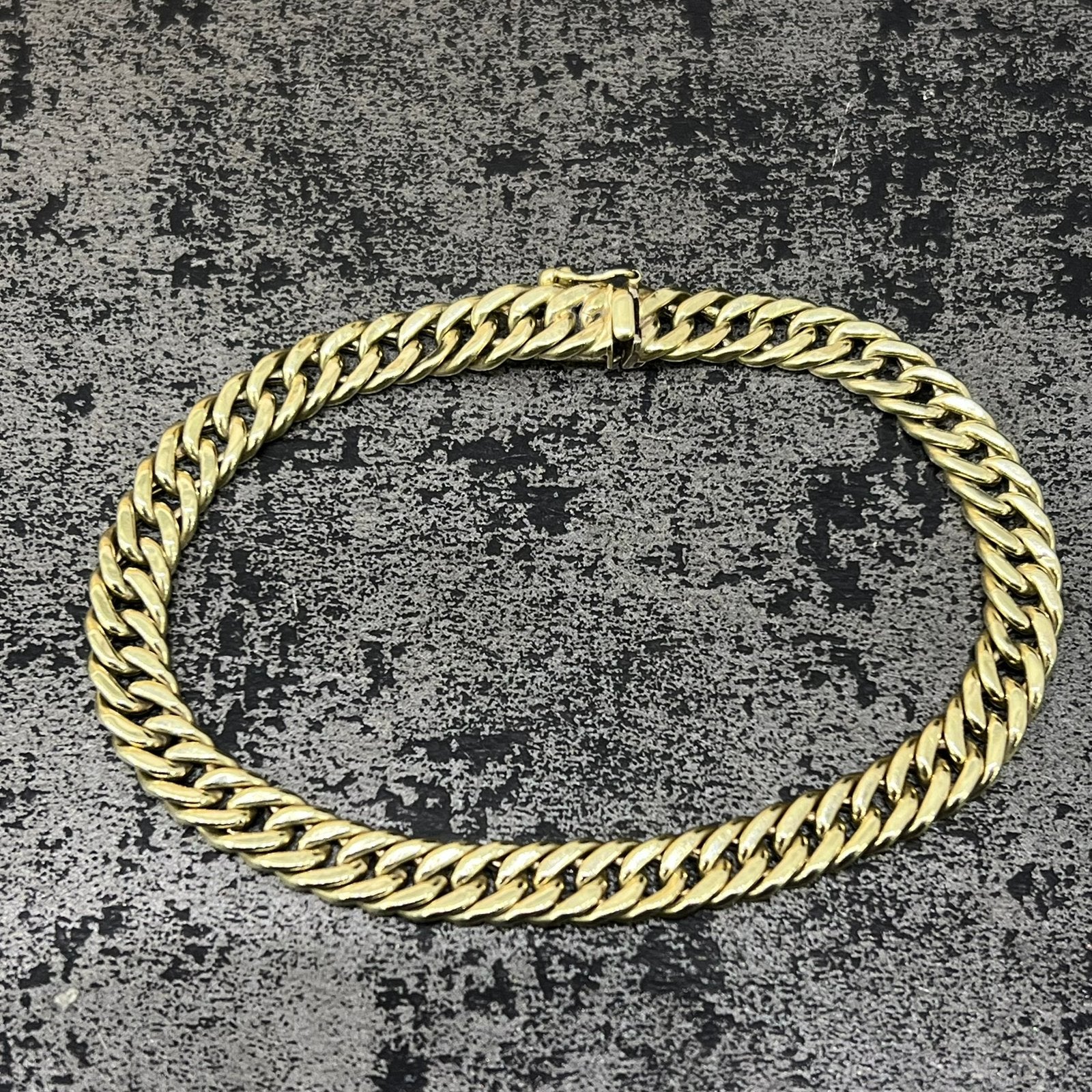 14k gouden armband gourmet schakel, Ophalen of Verzenden, Zo goed als nieuw, Goud