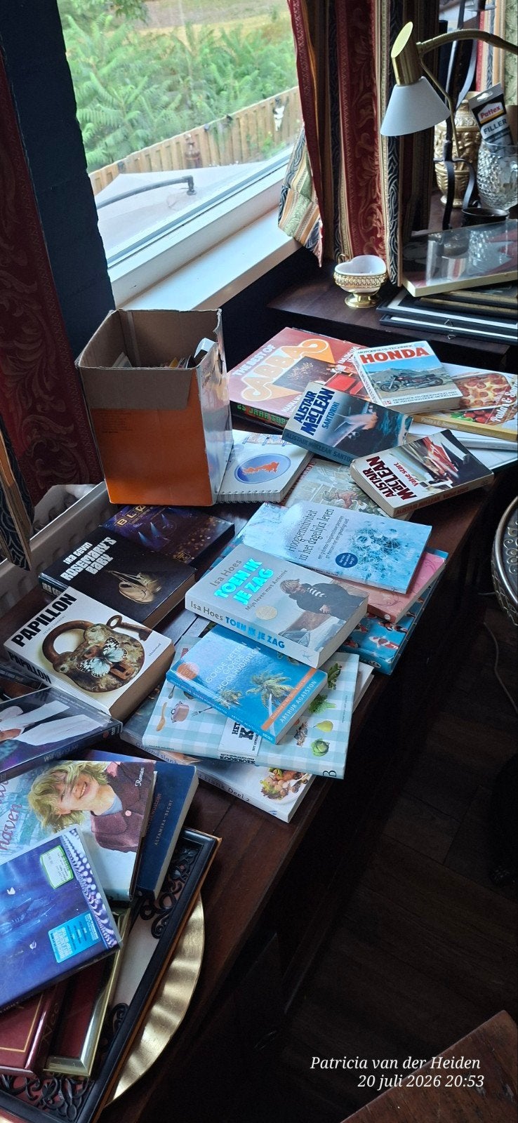 Diverse boeken en platen collectie, Ophalen