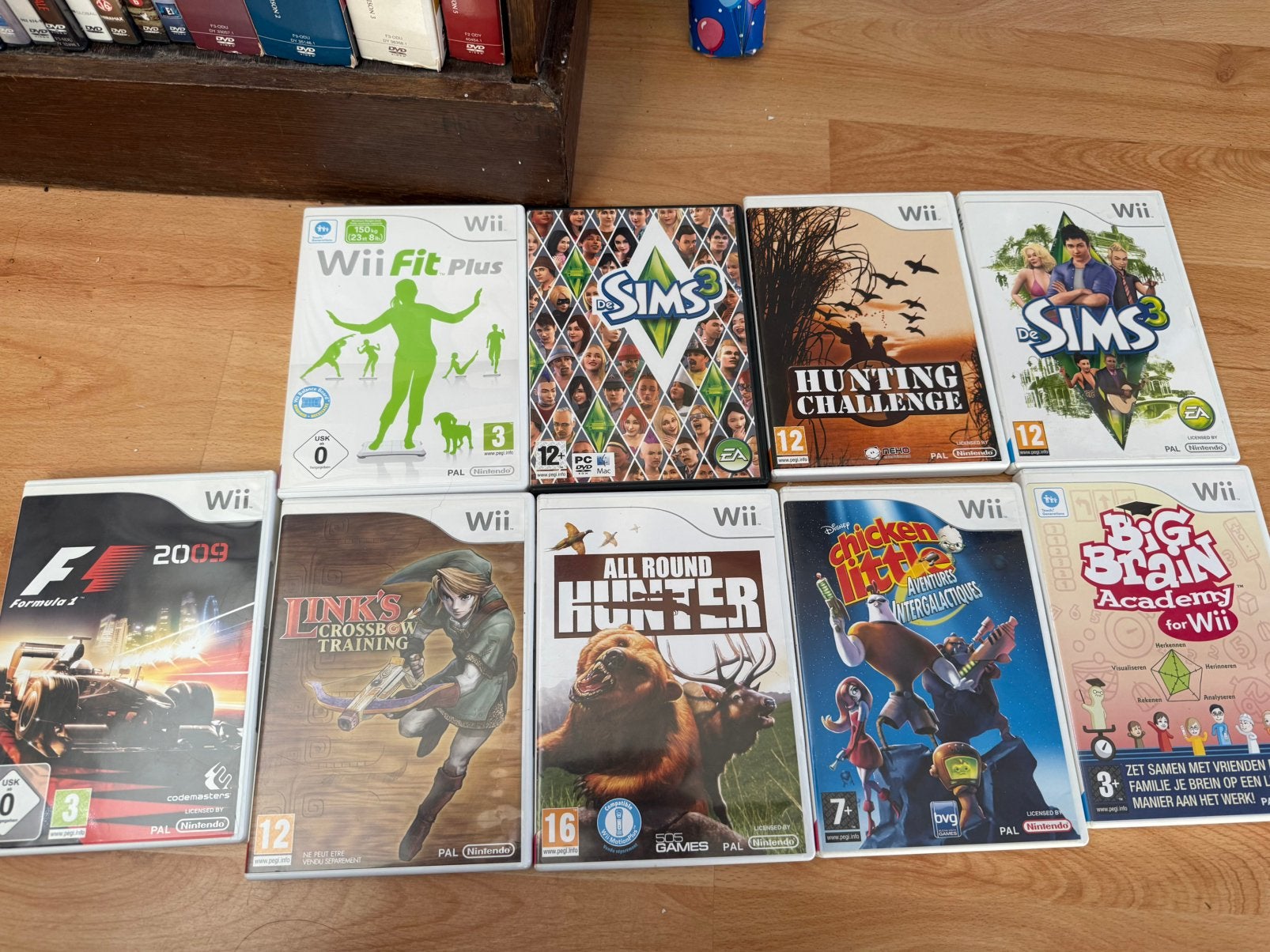 8 Wii spellen izgs, 1 speler, Ophalen of Verzenden, Zo goed als nieuw, Vanaf 3 jaar