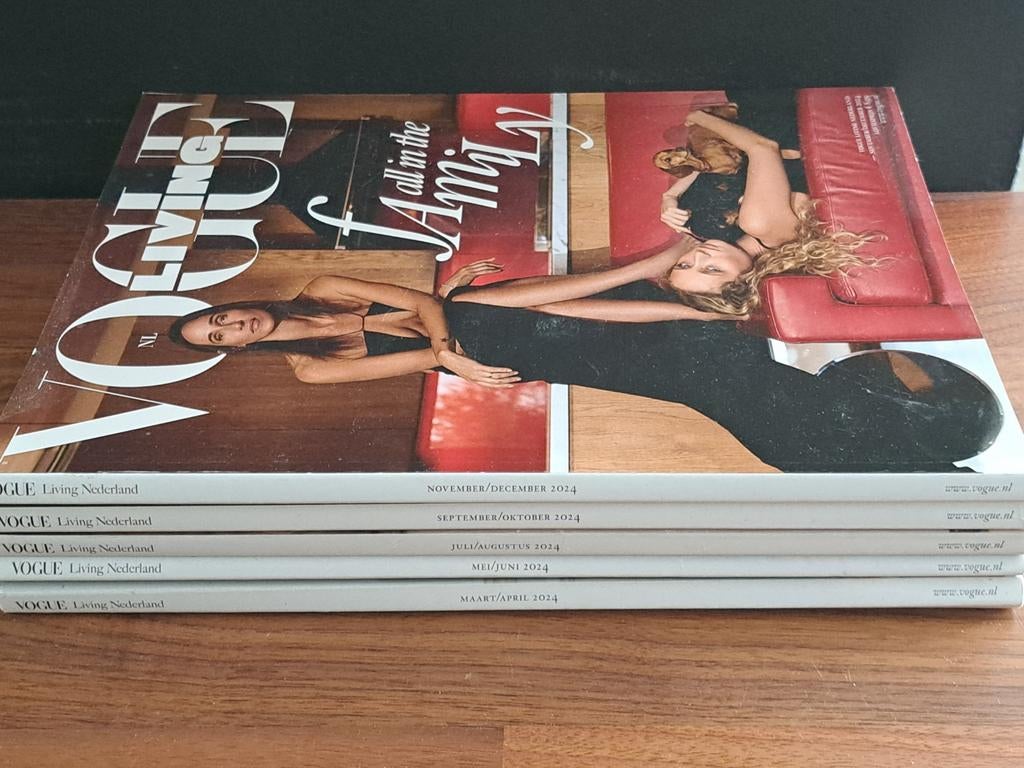 5 x Vogue Living 2024, Boeken, Ophalen of Verzenden, Zo goed als nieuw