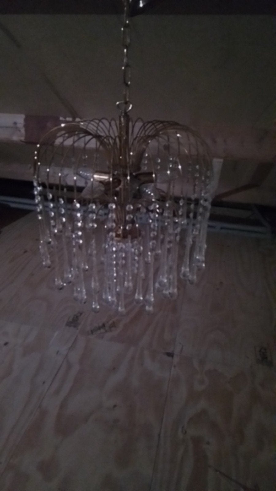 zuiver kristallen hanglamp, Ophalen