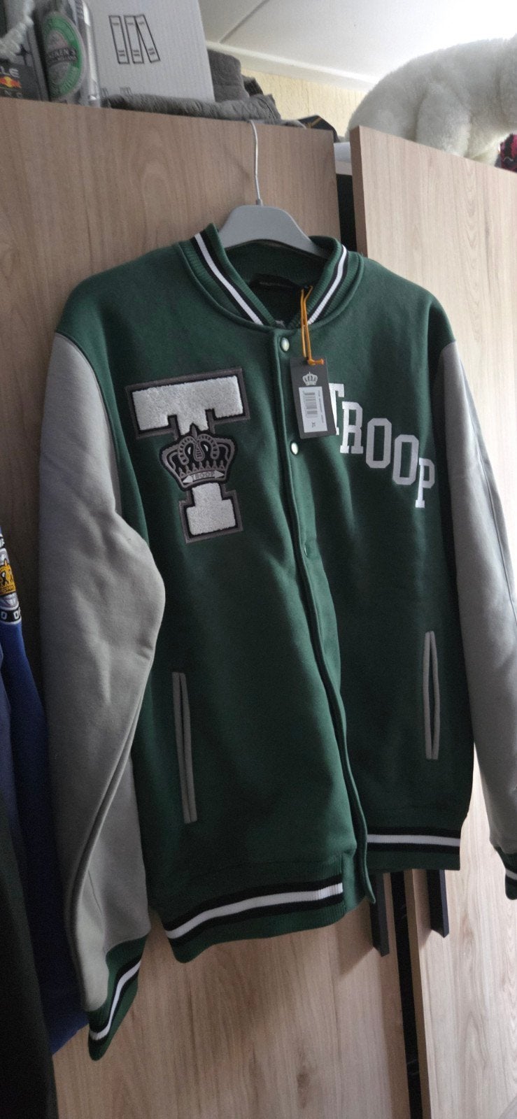 Nieuw Troop baseball jack - Maat XL, Troop, Ophalen of Verzenden, Groen, Maat 56/58 (XL)