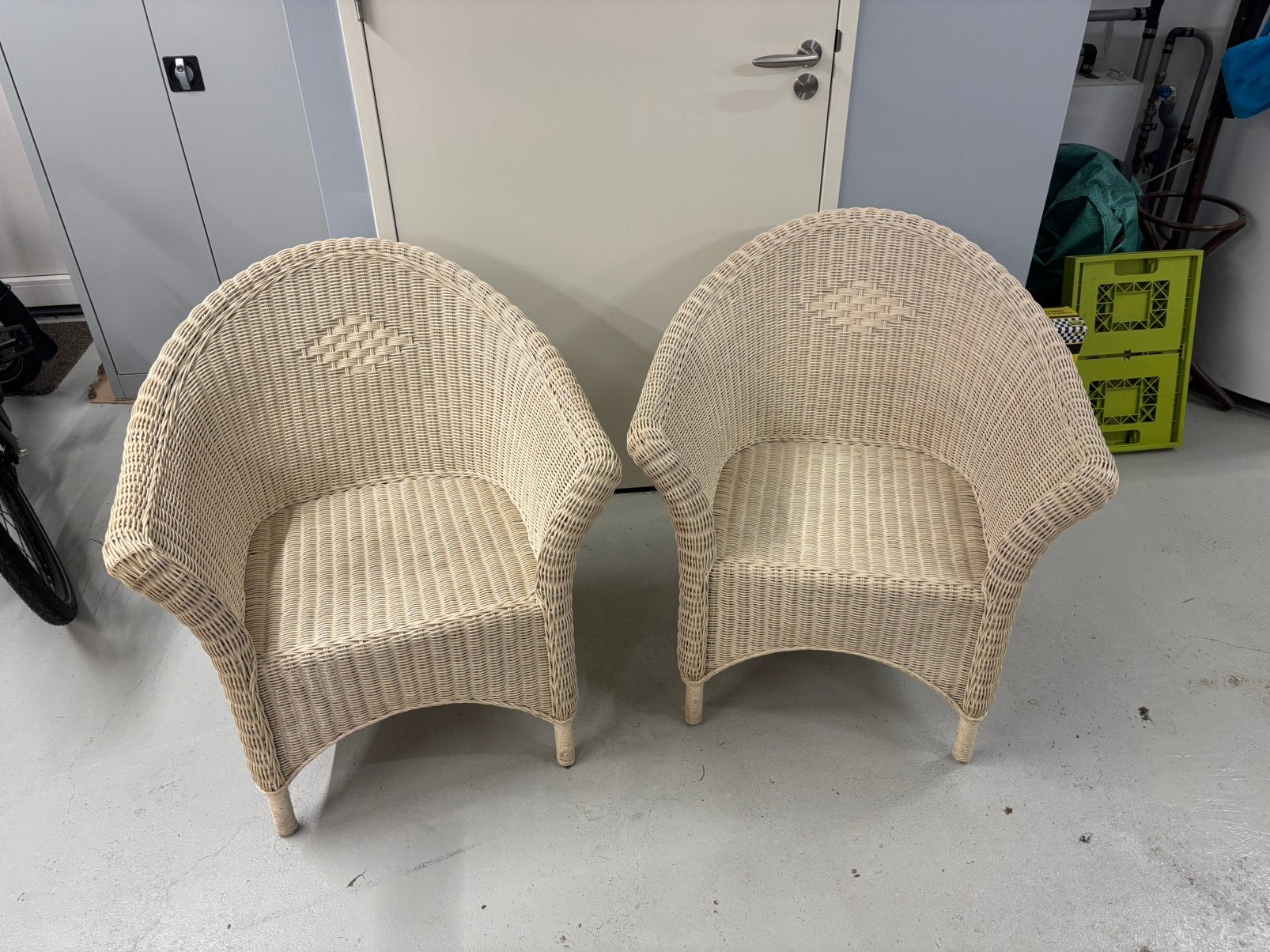 Rotan stoelen te koop, Ophalen, Gebruikt, Rotan