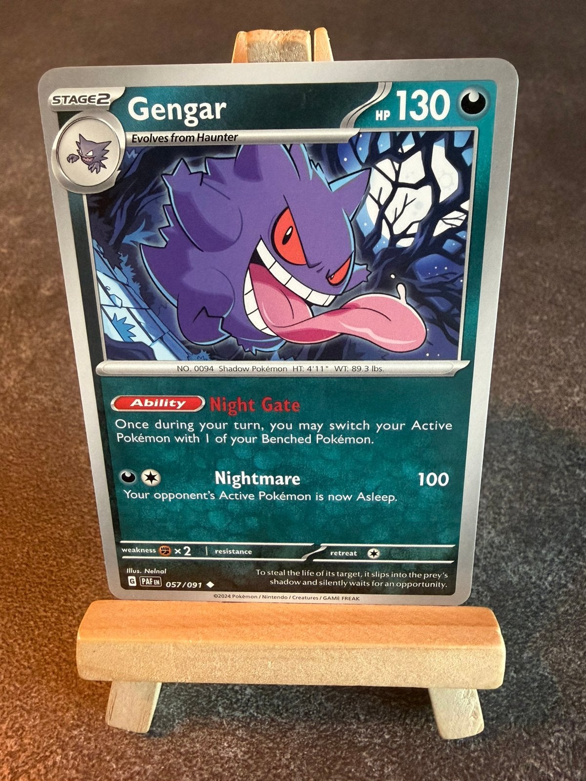 Gengar 57/91 Pokémon Paldean Fates, Ophalen of Verzenden, Zo goed als nieuw