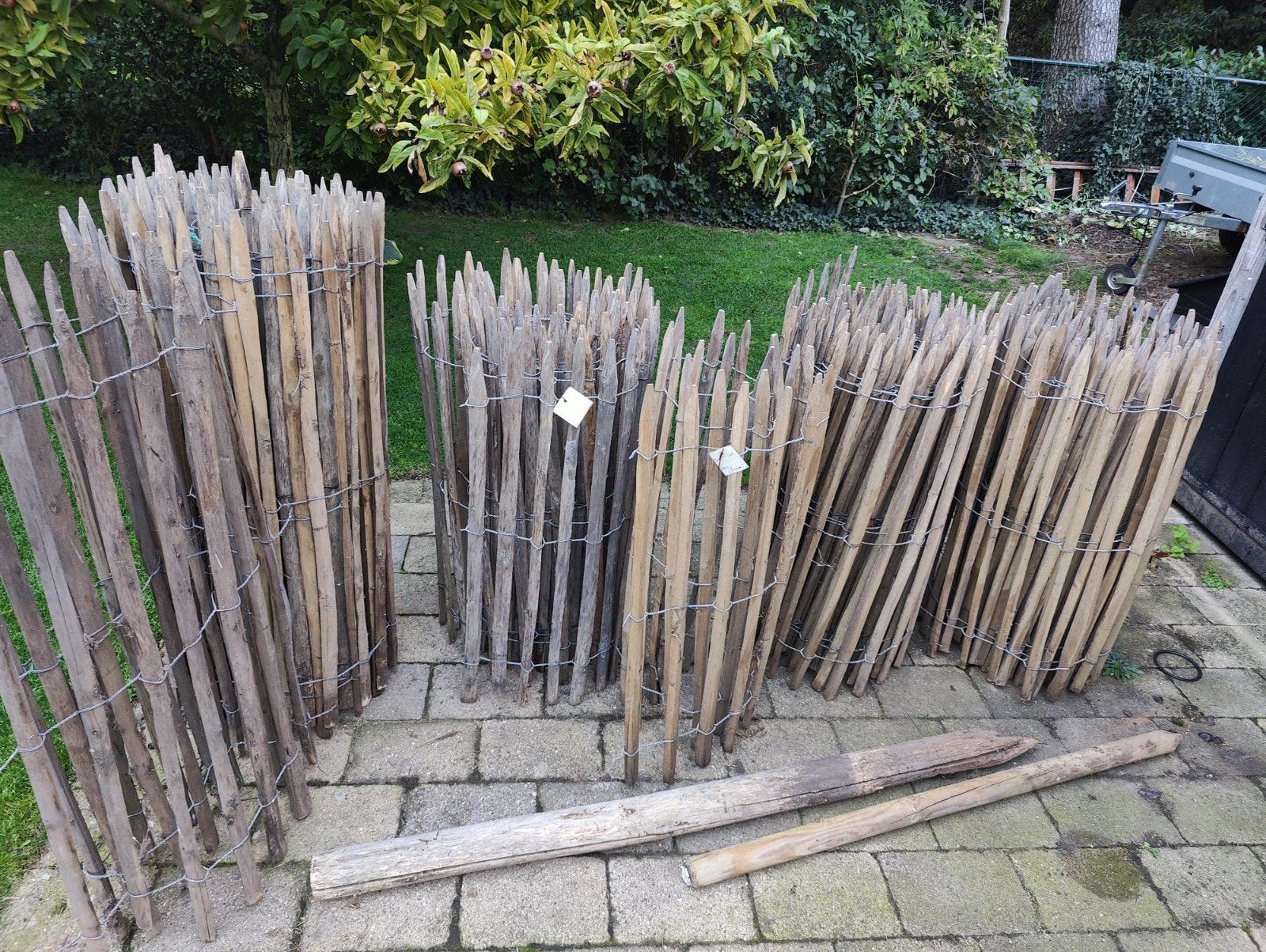 schapenhek/kastanjehek, Ophalen, Gebruikt, Hout