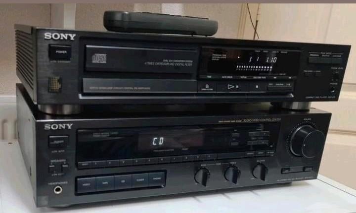 Sony set receiver str-av270 + cd speler cdp-270, Ophalen of Verzenden, Gebruikt, Sony