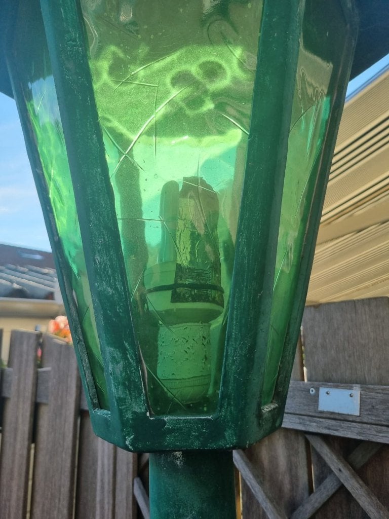 Lantaarnpaaltje GRATIS AFHALEN, Tuin en Terras, Buitenverlichting, Ophalen, Gebruikt, Minder dan 50 watt, Staande lamp