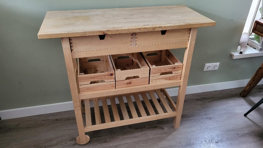 FÖRHÖJA trolley Ikea, Ophalen, Gebruikt, Hout, IKEA