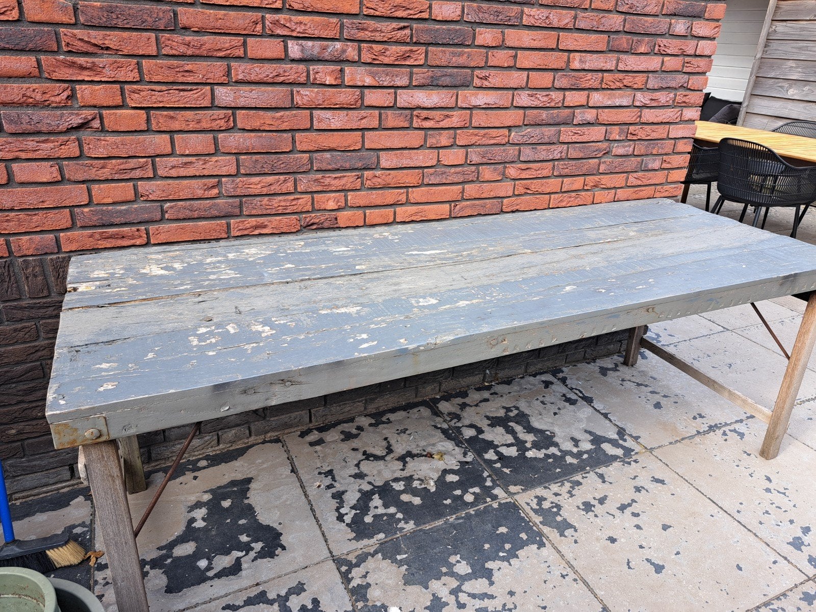 Gratis af te halen opknaptuintafel, Ophalen, Gebruikt