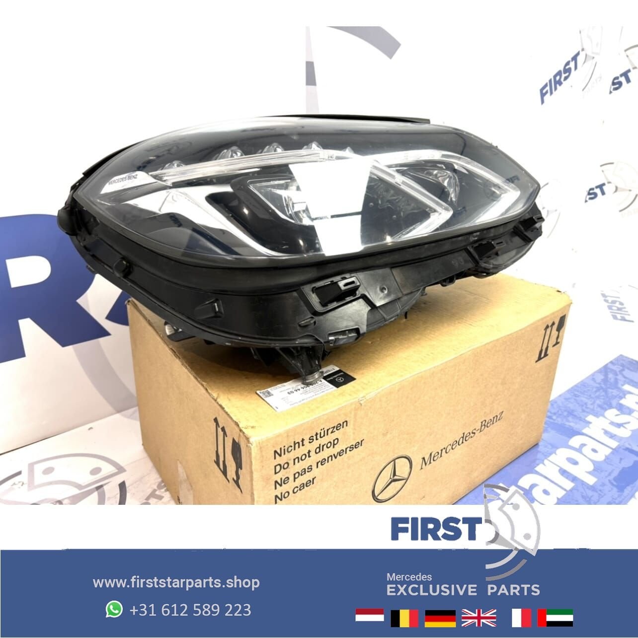 W212 FACELIFT ILS LED KOPLAMP RECHTS Mercedes E Klasse 2016, Gebruikt, -, Ophalen of Verzenden, -