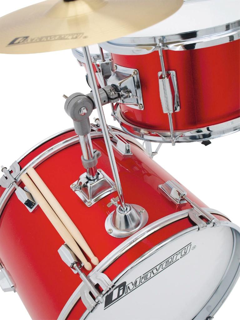DIMAVERY JDS-203 Kids Drum Set, red, Muziek en Instrumenten, ., Nieuw, Ophalen of Verzenden, .