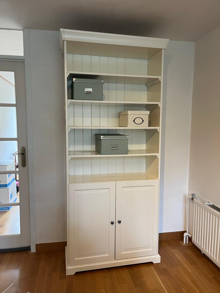 Landelijke Boekenkast met Opbergruimte - 2.14m hoog, Ophalen, Gebruikt, 200 cm of meer, 50 tot 100 cm