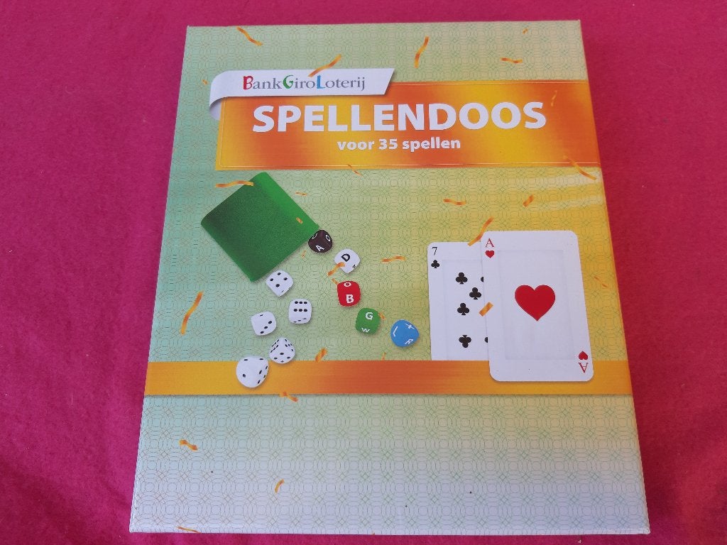 Bank giro loterij spellendoos voor 35 spellen, Ophalen, Bank giro loterij, Nieuw, Een of twee spelers
