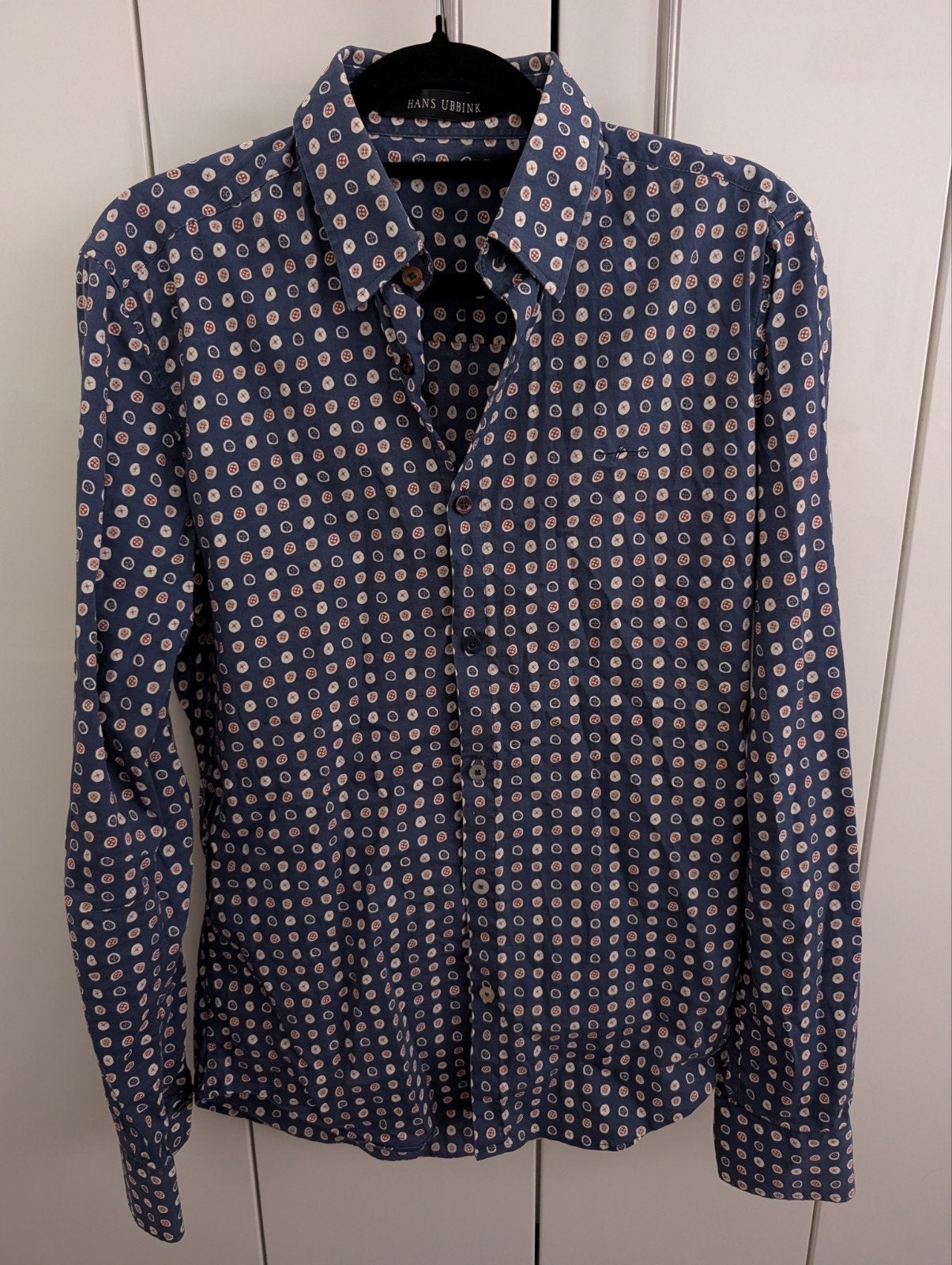 Hans Ubbink | Maat M, Blauw, Hans Ubbink, Gedragen, Halswijdte 39/40 (M)