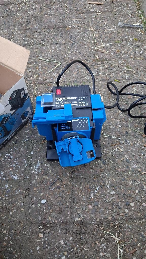 topcraft slijpmachine, Ophalen, Zo goed als nieuw, Minder dan 700 watt, Werkbankslijpmachine