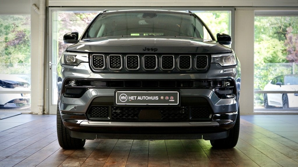 Jeep Compass 1.5T e-Hybrid Summit | Leder | Clima | Cruise |, Auto's, Jeep, 12 maanden, Gebruikt, Euro 6, 4 cilinders