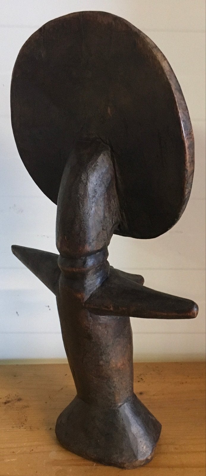 Ashanti vruchtbaarheidspop (Akuaba) - 32 cm, Hout, Bruin, Afrika, Ophalen of Verzenden