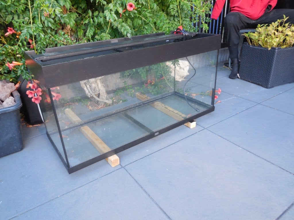 terrarium Glazen bak 100x40x50, Ophalen, Gebruikt, Terrarium of Paludarium