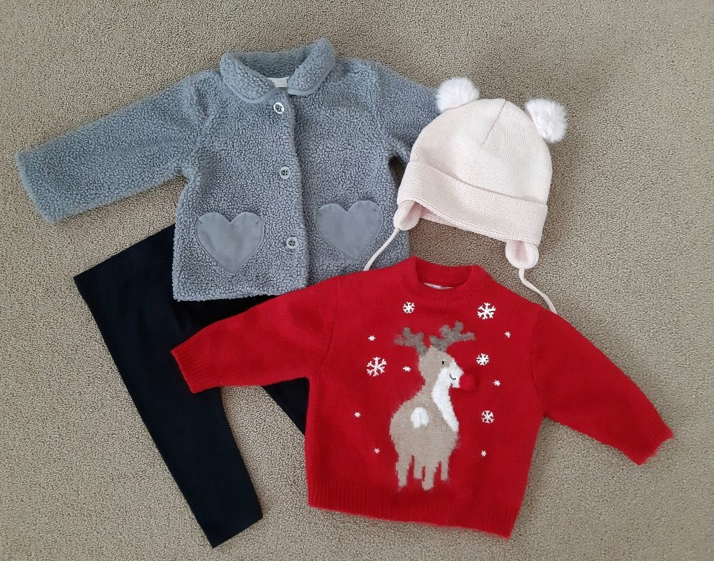 Baby kledingpakket voor meisje maat 80 cm. Gratis knuffel., Ophalen of Verzenden, Zo goed als nieuw, Maat 80