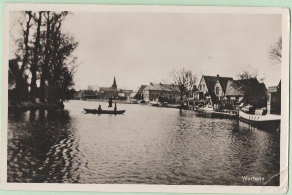 Wartena (Fr.) 1954, Ophalen, 1940 tot 1960, Gelopen, Friesland
