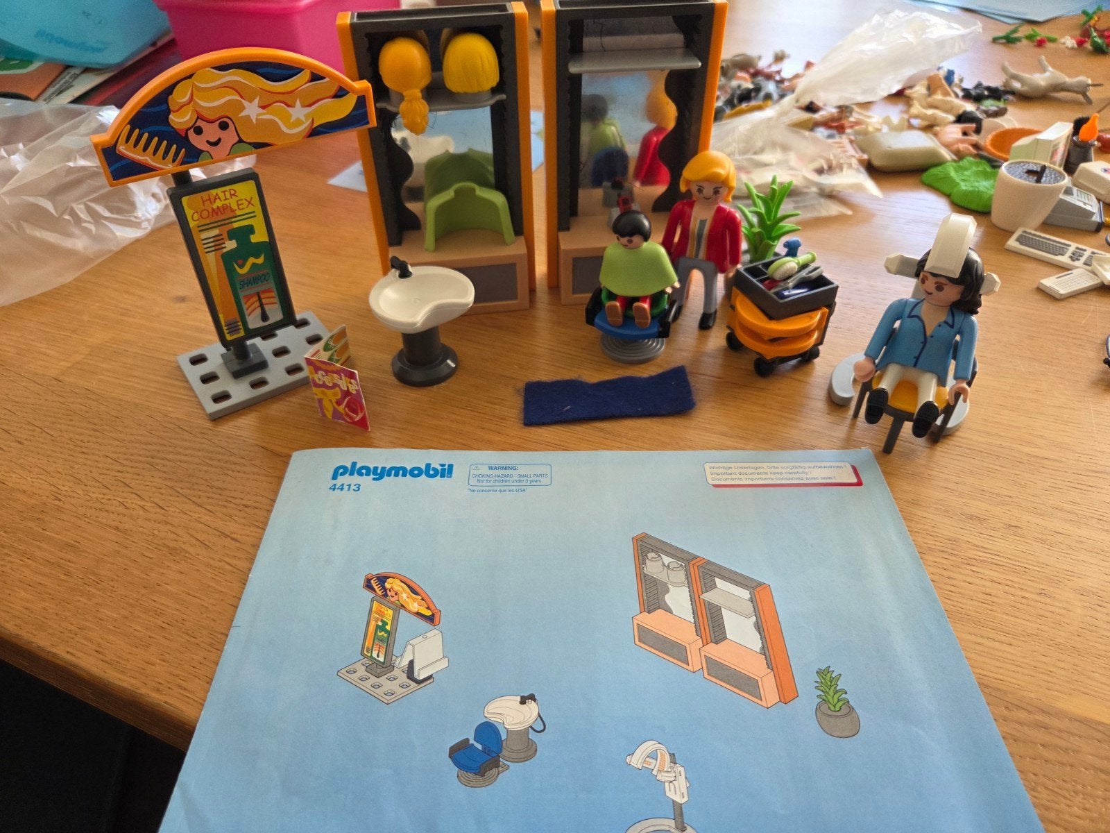 Playmobil Kapsalon – set 4413, Ophalen of Verzenden, Gebruikt, Complete set