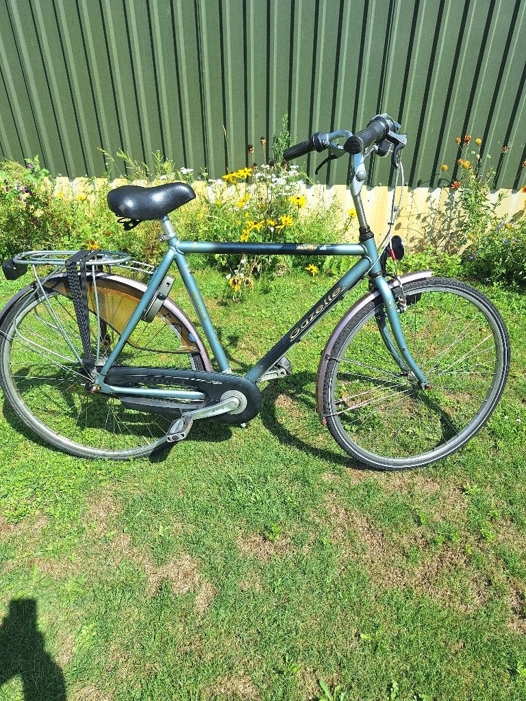 herenfiets, Fietsen en Brommers, Fietsen | Heren | Herenfietsen, Ophalen, Gebruikt, Velgrem, Versnellingen