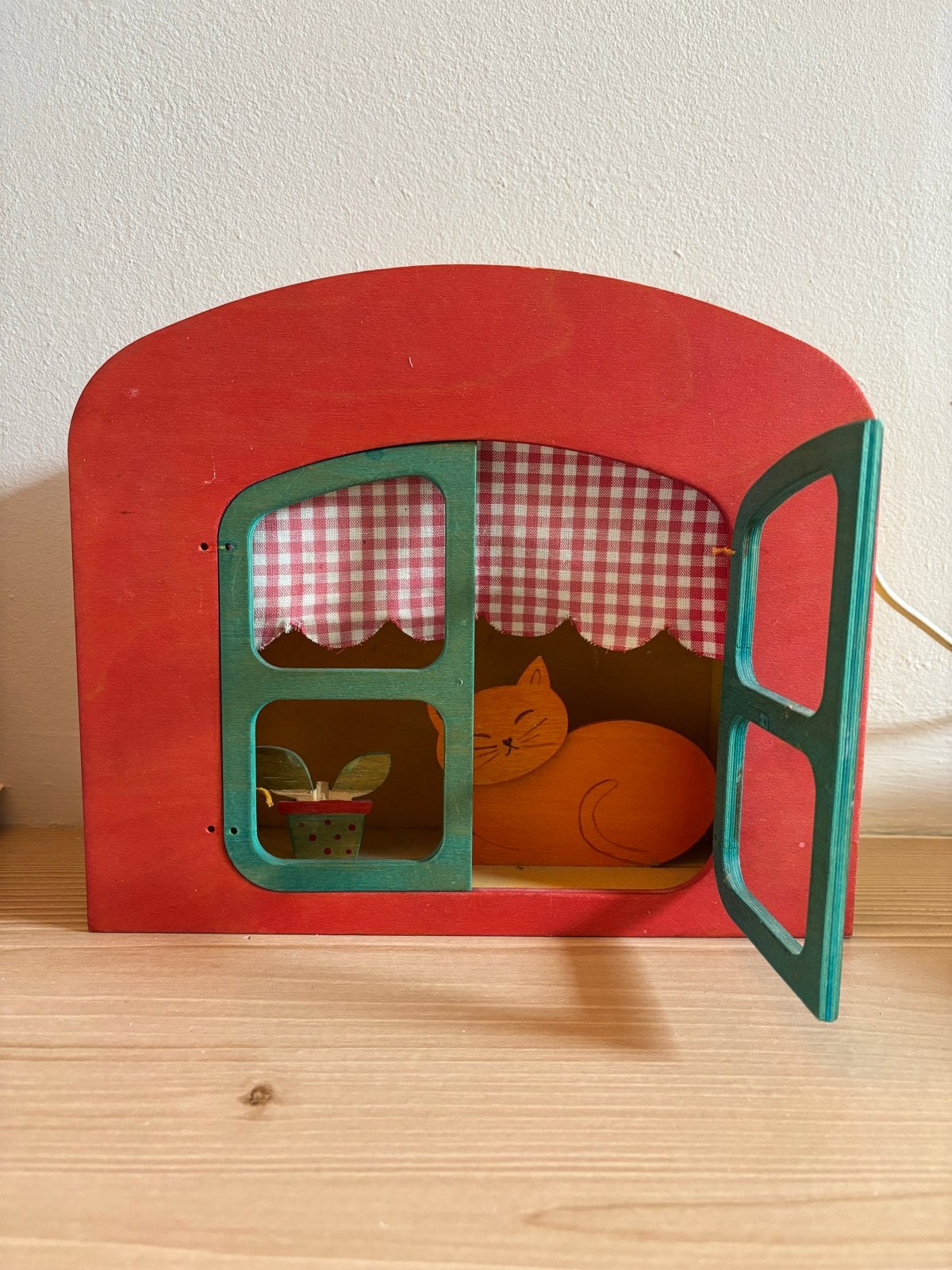 Antroposofische kinderlamp nachtlamp (in stijl van) De Noest, Overige merken, Gebruikt, Meerkleurig, Hout
