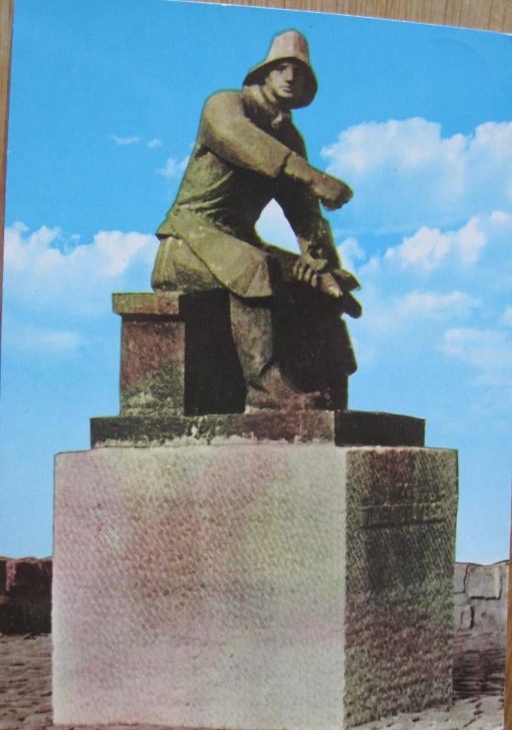 Biervliet - standbeeld Willem Beukelszoon - 1977, Verzenden, 1960 tot 1980, Gelopen, Zeeland