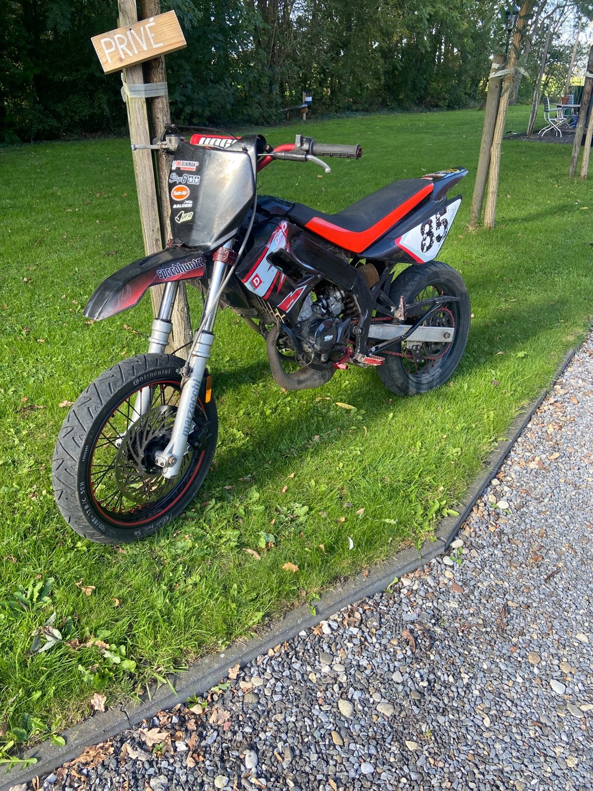 Derbi senda drd racing 77cc, Ophalen, 6 versnellingen, Zo goed als nieuw, 77 cc