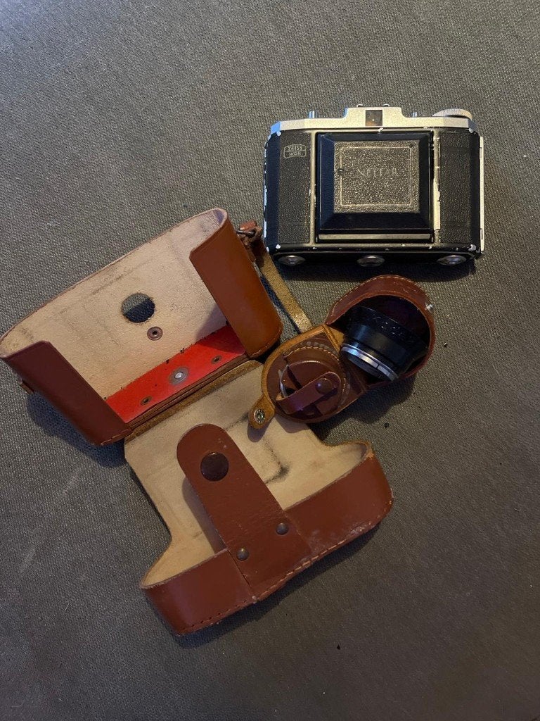 Zeiss Ikon Nettar 518/16 6x6, Ophalen of Verzenden, Gebruikt, Compact, Overige Merken