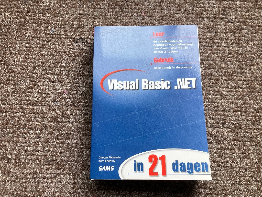 visual basic .net in 21 dagen sams, Ophalen of Verzenden, Zo goed als nieuw, Programmeertaal of Theorie