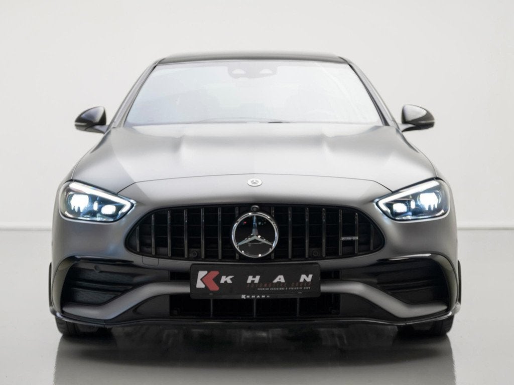 Mercedes-Benz C-klasse C43 AMG 4MATIC |Pano|Kuipstoelen|360, Automaat, 4 cilinders, Leder en Stof, 11 km/l